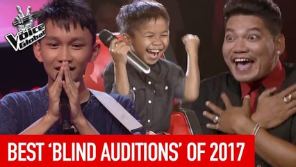 BEST BLIND AUDITIONS OF 2017 | The Voice Kids Rewind