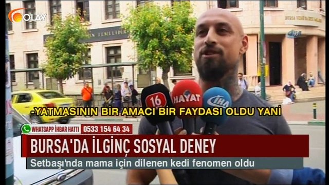 Bursa'da ilginç sosyal deney