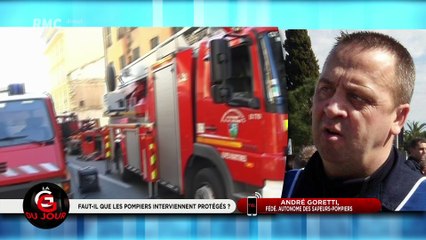 La GG du jour : Faut-il que les pompiers interviennent protégés ? - 14/09