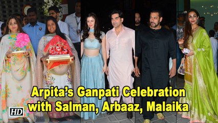 Arpita’s Ganpati Celebration with Salman, Arbaaz, Malaika  & others