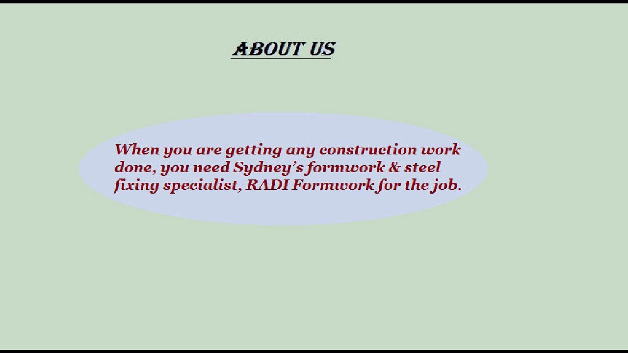 Steel Fixing Services