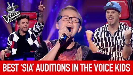 BEST SIA Blind Auditions in The Voice Kids | The Voice Global
