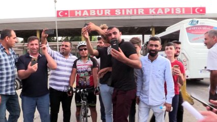 'Sevgi ve kardeşlik' için Edirne’den Silopi’ye pedal çevirdi