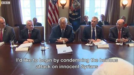 Trump promises 'major decision' on Syria chemical attack - BBC News