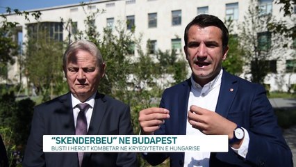 Busti i heroit tonë kombëtar Skënderbeu në kryeqytetin e Hungarisë - News, Lajme - Vizion Plus