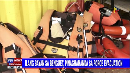 Ilang bayan sa Benguet, pinaghahanda sa force evacuation #OmpongPH #LagingHanda