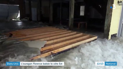 États unis : l'ouragan Florence balaie la côte Est