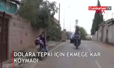 Dolara tepki için ekmeğe kar koymadı