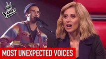 Most UNEXPECTED VOICES in The Blind Auditions of The Voice
