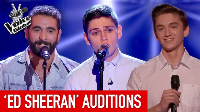 The Voice | AMAZING 'Ed Sheeran' Blind Auditions [PART 1]
