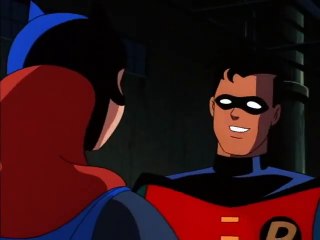 Batgirl, Catwoman and Robin chase after Daggett