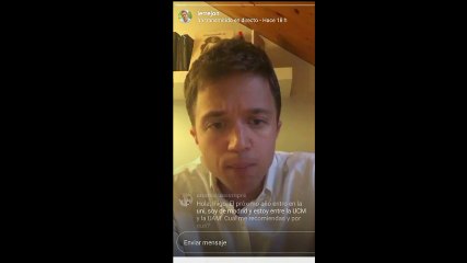 Iñigo Errejón se somete a las preguntas de sus seguidores en Instagram