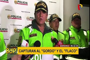 Barranco: capturan a dos integrantes de una peligrosa banda de “raqueteros”