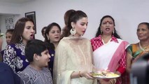 Ganesh Chaturthi celebrations at Daisy Shah's house