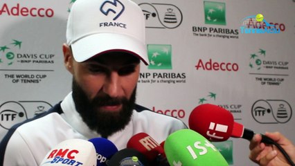 Coupe Davis 2018 - Benoit Paire : "Je n'avais pas le droit de casser une raquette, d'insulter tout le monde, de m'énerver"