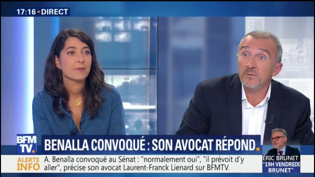 Coffre manquant de Benalla: Je comprends qu'il ne l'apporte pas spontanément (...) c'est conserver un tout petit peu de dignité humaine , affirme son avocat