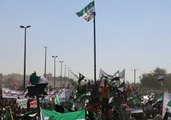 Thousands Rally in Idlib's Maarat al-Numan Against Government Offensive