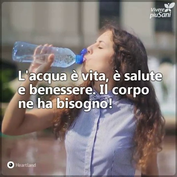 Ricorda di portare sempre con te una bottiglietta d'acqua