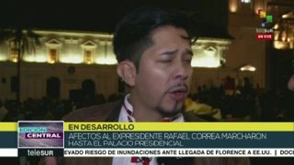 Marchan en Ecuador contra medidas implementadas por el Gobierno