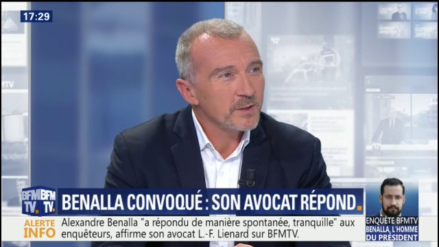 Propos de Benalla sur les sénateurs: Alexandre Benalla devrait s'excuser mais Philippe Bas devrait encore plus s'excuser estime son avocat