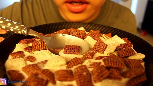 ASMR Choco, Cookie Cream Cereal Mukbang Crunch Eating Sounds l Lacol-ASMR