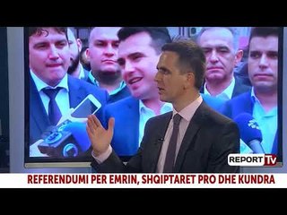 Download Video: Referendumi në Maqedoni, kreu i Lëvizjes BESA në Report Tv