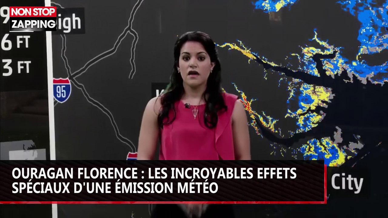 Ouragan Florence : les incroyables effets spéciaux d'une chaîne météo (vidéo)