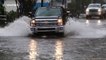 Drivers brave floods in Wilmington, North Carolina