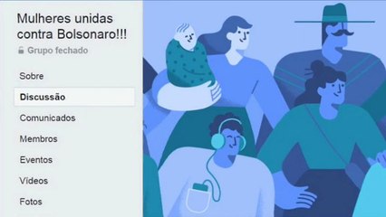 Milhões de brasileiras "unidas contra Bolsonaro" na internet