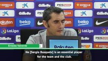 Valverde hails the evergreen Busquets