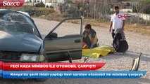 Otomobil ile minibüs çarpıştı 2 ölü, 3 yaralı