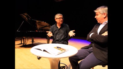 Livres dans la Boucle Besançon Michel Onfray en création mondiale avec son ami compositeur Eric Tanguy