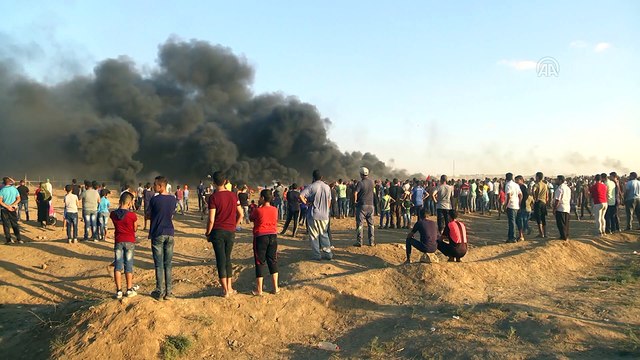 İsrail askerleri Gazze sınırında biri çocuk 3 Filistinliyi şehit etti - GAZZE