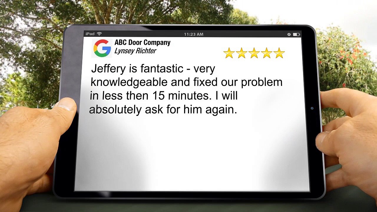 ABC Door Company Albuquerque Remarkable 5 Star Review by Lynsey Richter