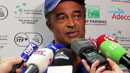Coupe Davis 2018 - Yannick Noah : "Si on pouvait se faire une finale ici à Lille,  ce serait trop bien"