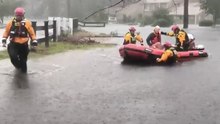 NYC's Urban Search and Rescue Team Performs Water Rescues in River Bend