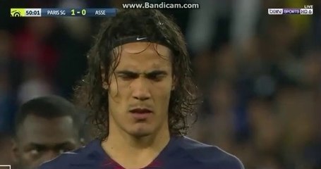 2-0 Le but de Edinson Cavani  - Paris SG 1-0 St Etienne 14.09.2018