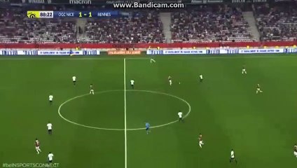 RESUME Nice - Rennes  but Lees  Melou (2 - 1 )