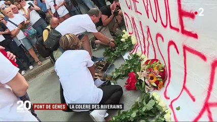 Effondrement du pont de Gênes : un mois après, les riverains évacués sont inquiets et en colère