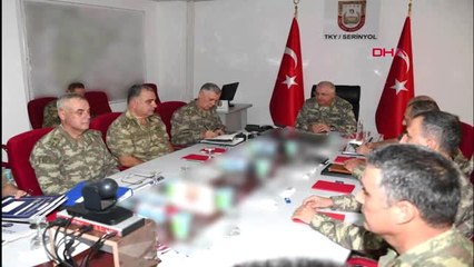 Gaziantep Genelkurmay Başkanı Güler, Suriye Sınırında