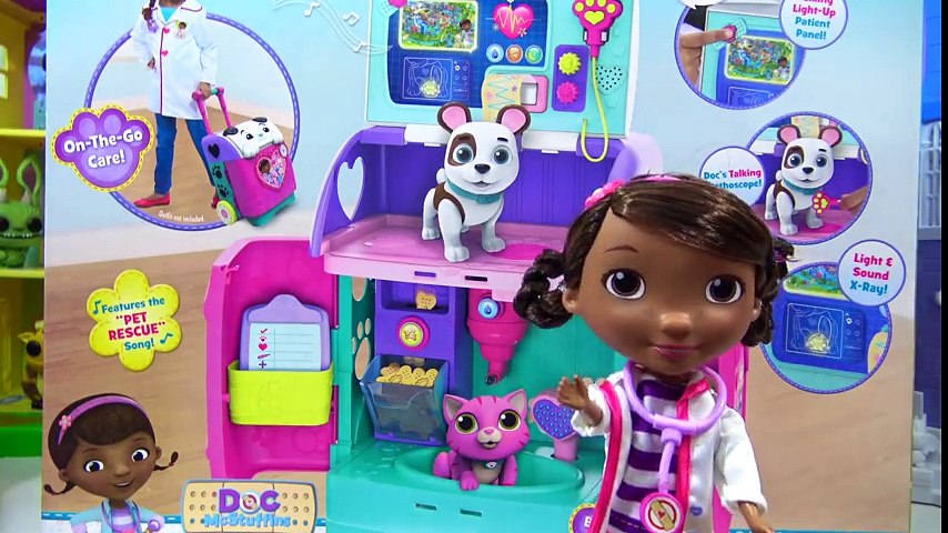 doc mcstuffins pet rescue mobile playset