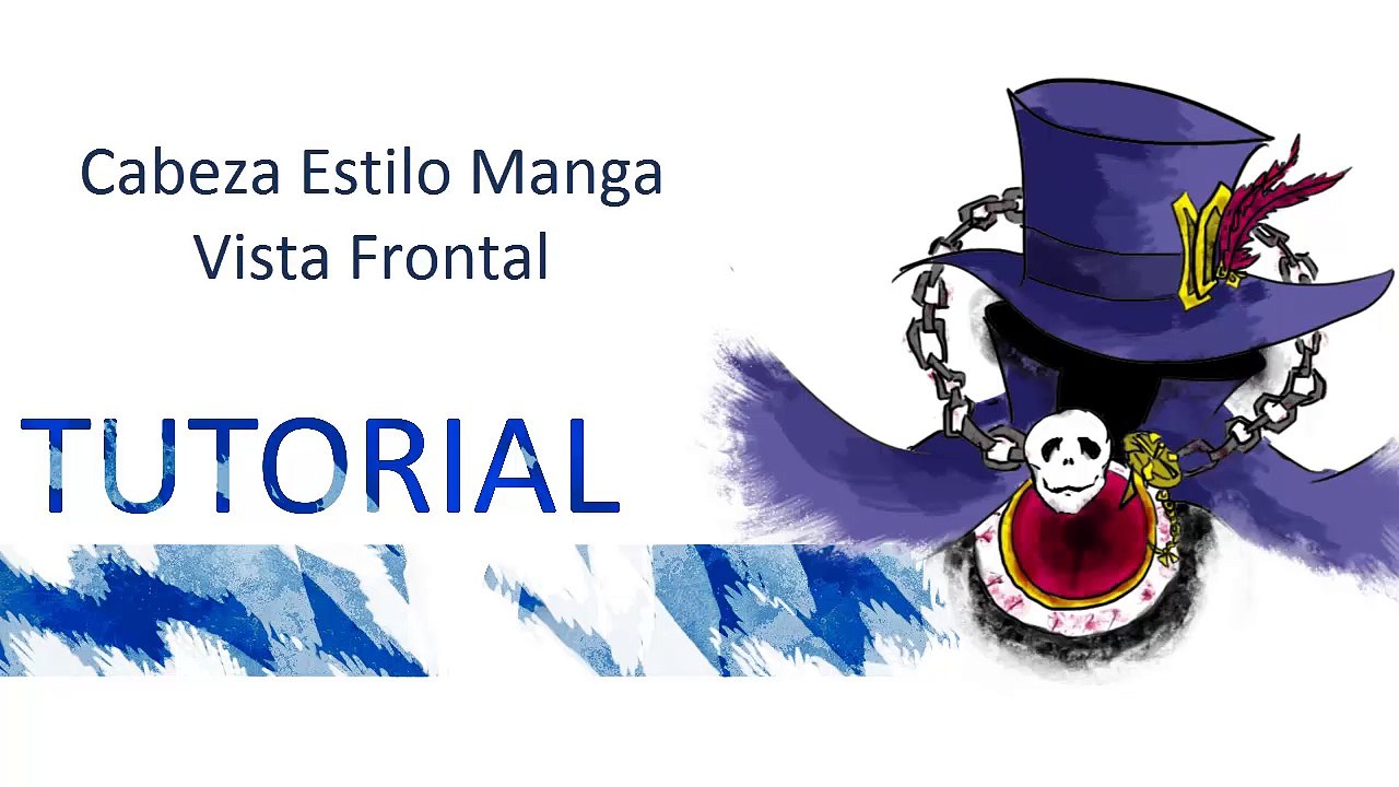 Tutorial 01 - Cabeza Estilo Manga Vista Frontal