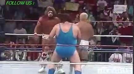 Ultimate Warrior vs. Dino Bravo - Intercontinental Championship Match- Main Event, February 23, 1990