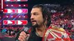 Roman Reigns to defend the Universal Title against Finn Bálor- Raw, Aug. 20, 2018
