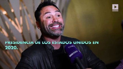 La leyenda del boxeo Oscar De La Hoya se postulará a la presidencia en 2020