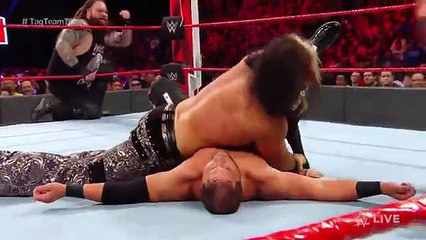 The B-Team vs. The Deleters of Worlds - Raw Tag Team Championship Match- Raw, July 23, 2018