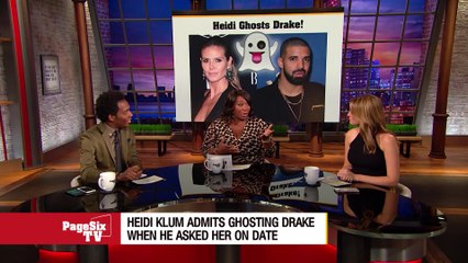 .@drake texted @heidiklum asking for a date, but the supermodel straight up ghosted him! Allow @bevysmith to fill you in on what went down between the stars! #PageSixTV