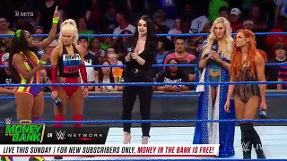 Paige hosts a Women's Money in the Bank Summit- SmackDown LIVE, June 12, 2018