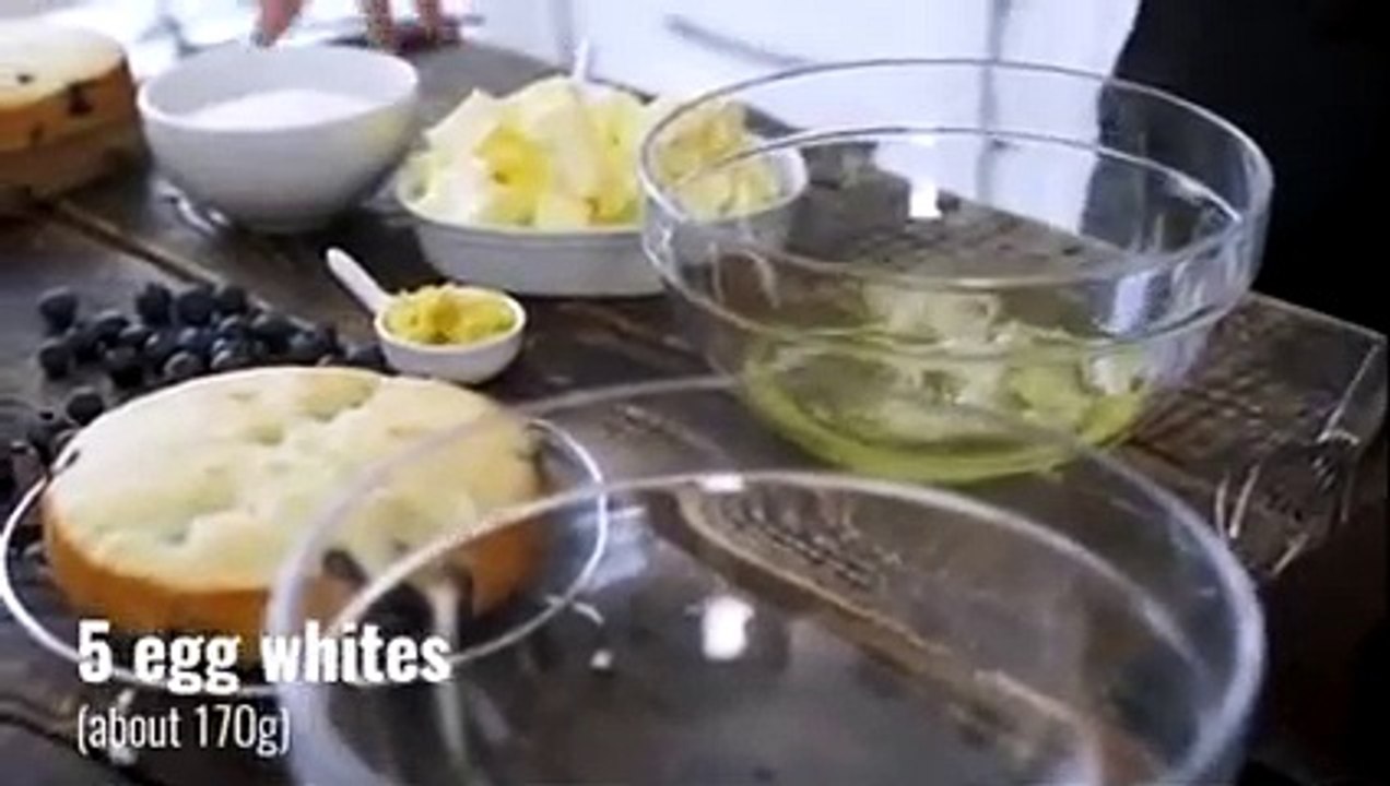 Blueberry Lemon Cake - Fruit Design