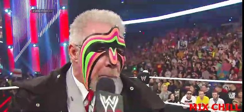 2014 WWE Hall of Famer Ultimate Warrior speaks- Raw, April 7, 2014